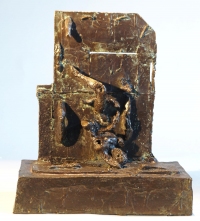 De Profundis, Unique cast bronze. H. 12 inches.